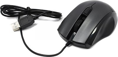 Jet.A Comfort Optical Mouse OM-U50 Black (RTL) USB 4btn+Roll