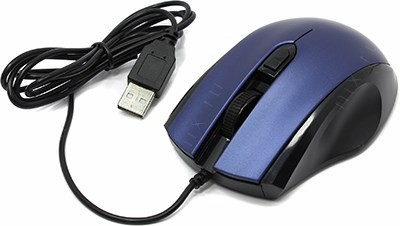 Jet.A Comfort Optical Mouse OM-U50 Blue (RTL) USB 4btn+Roll