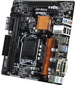 ASRock H110M-HDV R3.0 (RTL) LGA1151 H110 PCI-E Dsub+DVI+HDMI GbLAN SATA MicroATX 2*DDR4