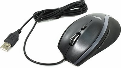 Logitech M500 Laser Corded Mouse (RTL) USB 6btn+Roll 910-003726