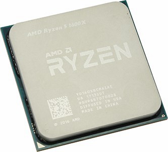 CPU AMD Ryzen 5 1600X (YD160XB) 3.6 GHz/6core/3+16Mb/95W Socket AM4