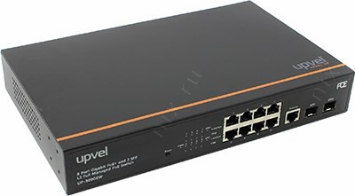 UPVEL UP-309GEW 8-port Gigabit Ethernet PoE+ Switch (8UTP 1000Mbps PoE+ +2 SFP)