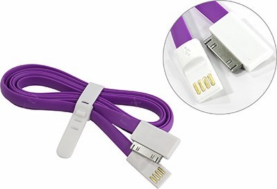 Smartbuy iK-412m purple  USB -- Apple 30-pin 1.2