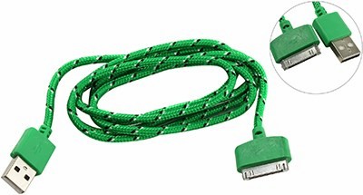 Smartbuy iK-412n green  USB -- Apple 30-pin 1.2