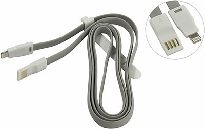Smartbuy iK-512m grey  USB AM--Lightning 1.2