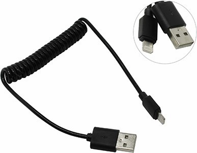 Smartbuy iK-512sp black  USB AM--Lightning 1, 