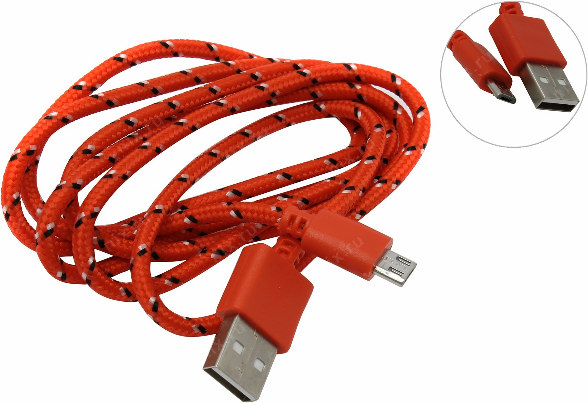 Smartbuy iK-12n red  USB A--micro-B 1.2