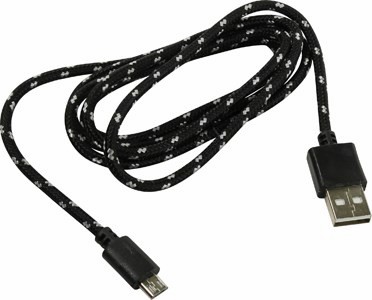 Smartbuy iK-12n black  USB A--micro-B 1.2