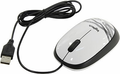 Logitech Mouse M105 (RTL) USB 3btn+Roll,  910-002944