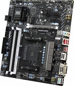 MSI B350M BAZOOKA (RTL) AM4 B350 PCI-E Dsub+DVI+HDMI GbLAN SATA MicroATX 4*DDR4