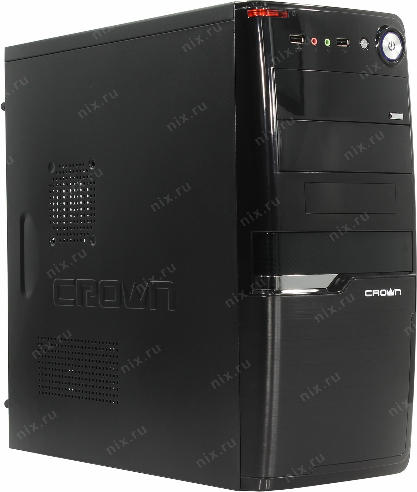 Miditower CROWN Micro CMC-SM160 CM-PS450SMART Black ATX 450W (24+2x4)