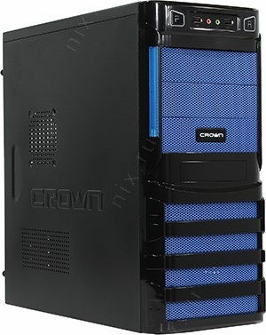 Miditower CROWN Micro CMC-SM162 CM-PS450SMART Blue ATX 450W (24+2x4)