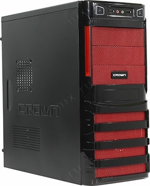 Miditower CROWN Micro CMC-SM162 CM-PS450SMART Red ATX 450W (24+2x4)