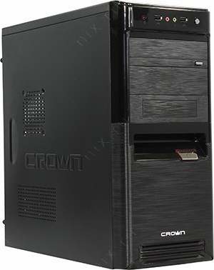 Miditower CROWN Micro CMC-SM164 CM-PS500SMART Black ATX 500W (24+2x4+6)