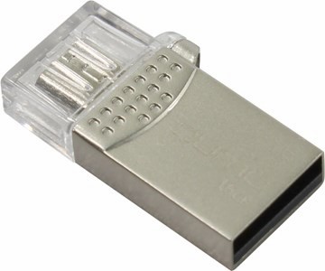 Qumo Keeper QM16GUD-Keep USB2.0/USB micro-B OTG Flash Drive 16Gb (RTL)