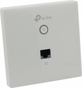 TP-LINK EAP115-Wall Wireless N Wall-Plate Access Point (1UTP 100Mbps PoE, 802.11b/g/n, 300Mbps, 2x1.8dBi)