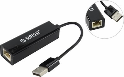 Orico UTJ-U2-BK USB2.0 Ethernet Adapter
