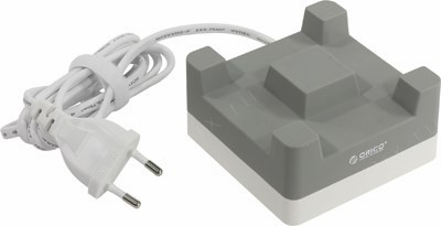 Orico CHA-4U-EU-GY   USB (. AC100-240V, . DC5V, 4*USB 2.4A)