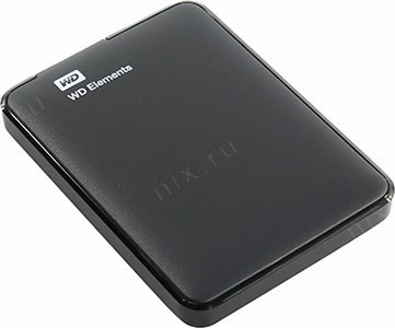 WD WDBUZG0010BBK-WESN Elements Portable 1Tb Black EXT (RTL) 2.5