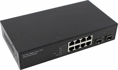 MultiCo EW-4082iW Web Smart Gigabit Switch (6UTP 1000Mbps+ 2Combo 1000BASE-T/SFP)