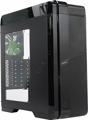 Miditower GameMax G536-B Green LED ATX  ,  