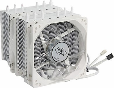 DEEPCOOL DP-MCH6-NT-WH NEPTWIN WHITE(4,775/1155/1366/2011/AM2-FM2,17.8-30,1300-1500/,Al+.)