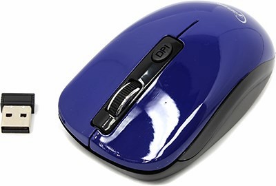 Gembird Wireless Optical Mouse MUSW-400-B (RTL) USB 4btn+Roll