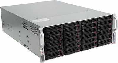 SuperMicro 4U 6048R-E1CR24N (LGA2011-3, C612, 1xPCI-E, SVGA, SAS/SATA RAID, 24xHS SAS/SATA,4x10GbL,24DDR4,920W HS)