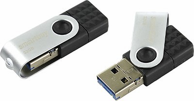 SmartBuy Trio SB32GBTRIO USB3.0/USB-C/USB micro-B OTG Flash Drive 32Gb (RTL)