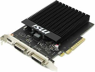 2Gb PCI-E DDR3 MSI GT710 2GD3H H2D (RTL) MiniHDMI+DualDVI GeForce GT710