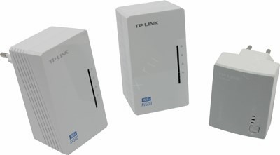 TP-LINK TL-WPA4220T KIT 300Mbps AV500 WiFi Powerline Extender Kit (3 ,UTP, 802.11b/g/n, 300Mbps,500Mbps)