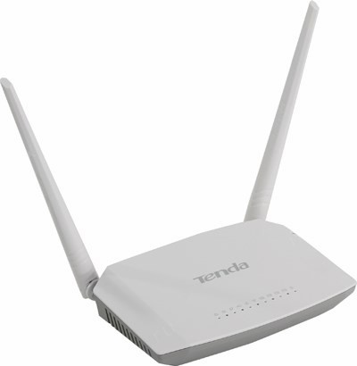 TENDA D301 V2 Wireless N300 ADSL2+ Modem Router (3UTP 100Mbps, 1RJ11, 1WAN, 802.11b/g/n, 300Mbps, 2x5dBi)
