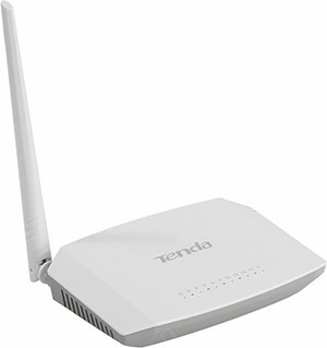 TENDA D151 V2 Wireless N150 ADSL2+ Modem Router (4UTP 100Mbps, 1RJ11, 802.11b/g/n, 150Mbps, 5dBi)