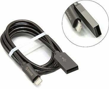 Orico LTS-10-BK  USB 2.0 AM--Lightning 1, Black