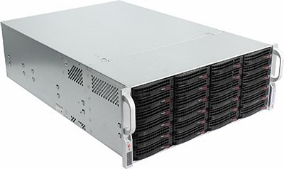 Server Case SuperMicro CSE-846BE16-R920B Black 24xHotSwap SAS/SATA, E-ATX 920W HS (24+2x8+4) 4U RM