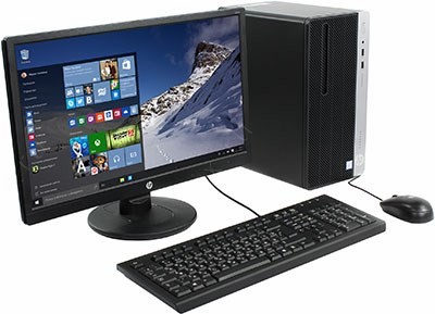 HP ProDesk 400 G4 Microtower + V214a Monitor 1QP37ES#ACB i3 7100/4/500/DVD-RW/Win10Pro/20.7