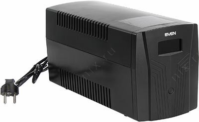 UPS 1500VA SVEN Pro 1500 Black LCD, USB,  RJ45
