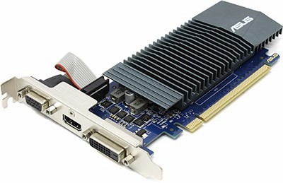 2Gb PCI-E GDDR5 ASUS GT710-SL-2GD5-BRK (RTL) D-Sub+DVI+HDMI GeForceGT710