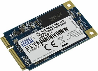 SSD 240 Gb mSATA 6Gb/s Goodram S400M SSDPB-S400M-240 TLC