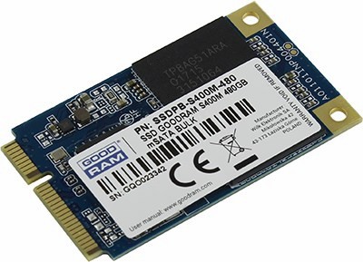 SSD 480 Gb mSATA 6Gb/s Goodram S400M SSDPB-S400M-480 TLC