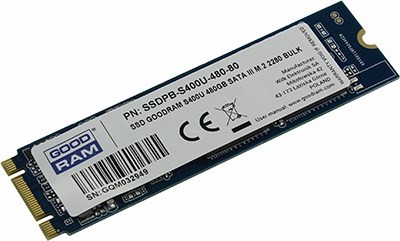 SSD 480 Gb M.2 2280 B&M 6Gb/s Goodram S400U SSDPB-S400U-480-80 TLC