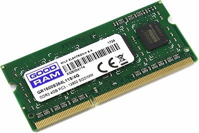 Goodram  GR1600S364L11S/4G DDR3 SODIMM 4Gb PC3-12800 CL11 (for NoteBook)