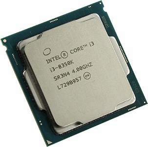 CPU Intel Core i3-8350K  4.0 GHz/4core/SVGA UHD Graphics 630/ 8Mb/91W/8 GT/s LGA1151