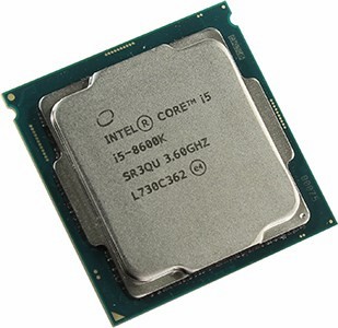 CPU Intel Core i5-8600K 3.6 GHz/6core/SVGA UHD Graphics 630/1.5+9Mb/95W/8 GT/s LGA1151