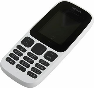 NOKIA 105 Dual SIM TA-1034 White (DualBand, 1.8