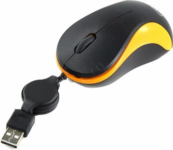 CBR Optical Mouse CM114 Orange (RTL) USB 3but+Roll