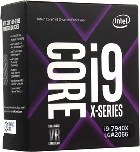 CPU Intel Core i9-7940X BOX ( ) 3.1 GHz/14core/14+19.25Mb/165W/ LGA2066