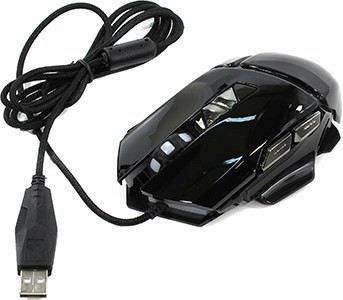 Dowell Optical Mouse MG-180 Black USB (RTL) 7btn+Roll