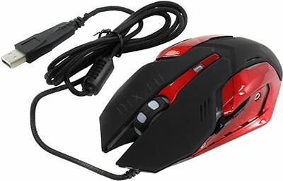 Dowell Optical Mouse MG-260 Red USB (RTL) 6btn+Roll