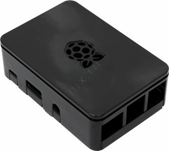 ACD RA179   Raspberry Pi 3 Black ABS Plastic Case with Logo